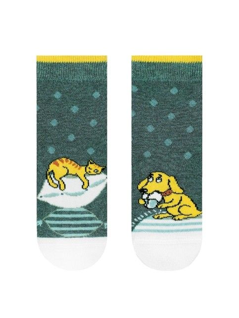 Cotton socks with funny drawings 
