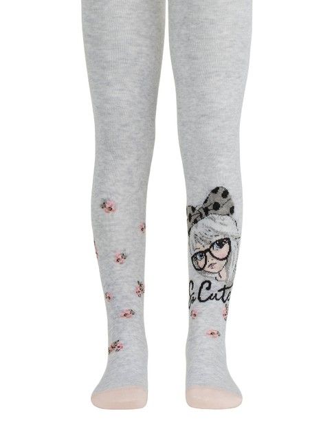 Cotton tights TIP-TOP with lurex