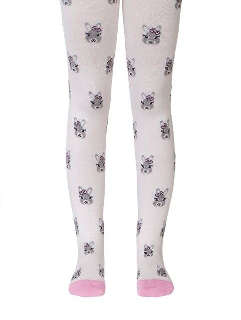 Cotton TIP-TOP tights with the pattern 