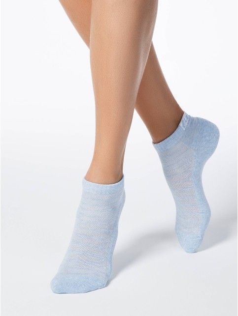Short cotton socks ACTIVE with a terry foot