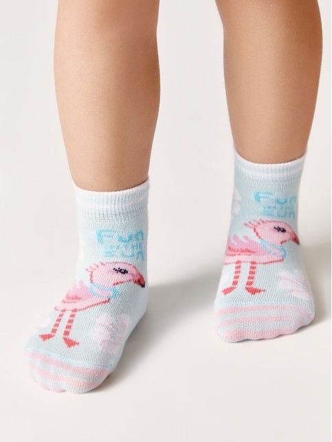 Anti-slip TIP-TOP socks with drawings
