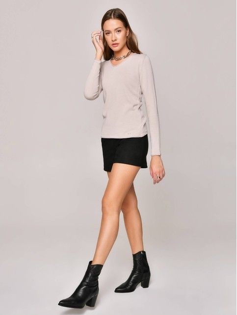 Yarn jumper with cotton and bamboo LDK 101