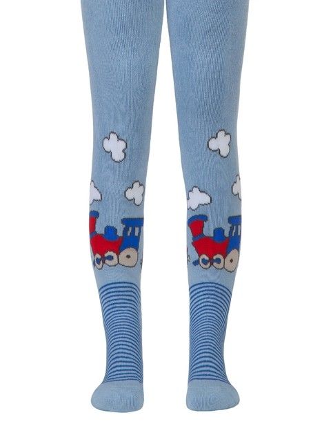 SOF-TIKI tights (terry inside) with drawings
