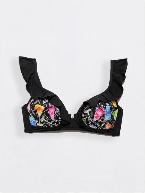 Bodice with compacted cups MOJITO