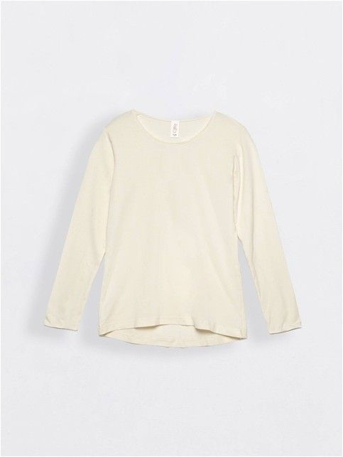 Thermal jacket with a round neck