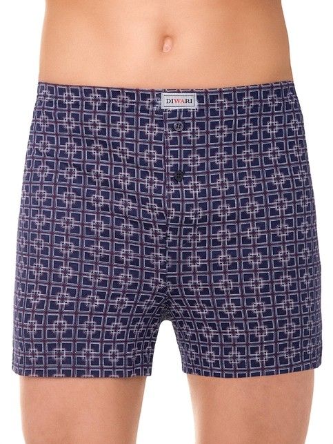 Cotton men's underpants BASIC BOXER 005 (packed on mini-hanger)