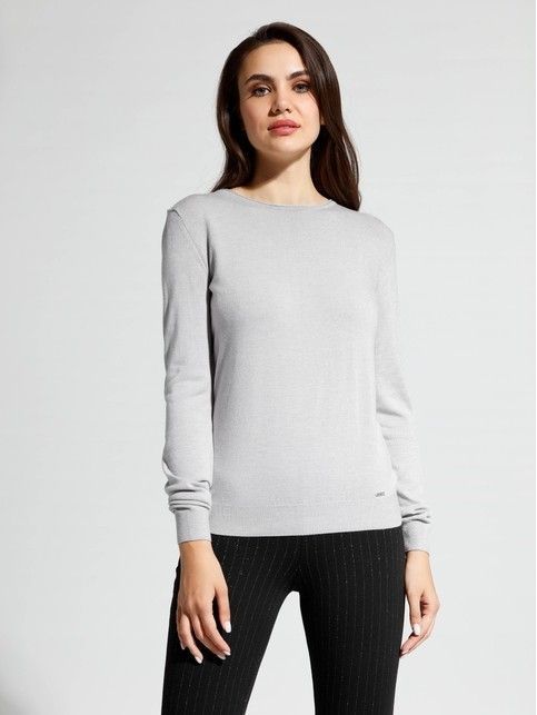 Knit pullover made of yarn with premium quality viscose LDK 053