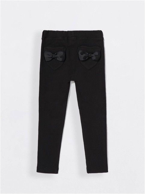 Extra soft jeggings BABY BOW with thermal effect