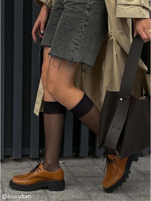 Tight elastic knee socks TENSION SOFT 40 (1 pair per pack)