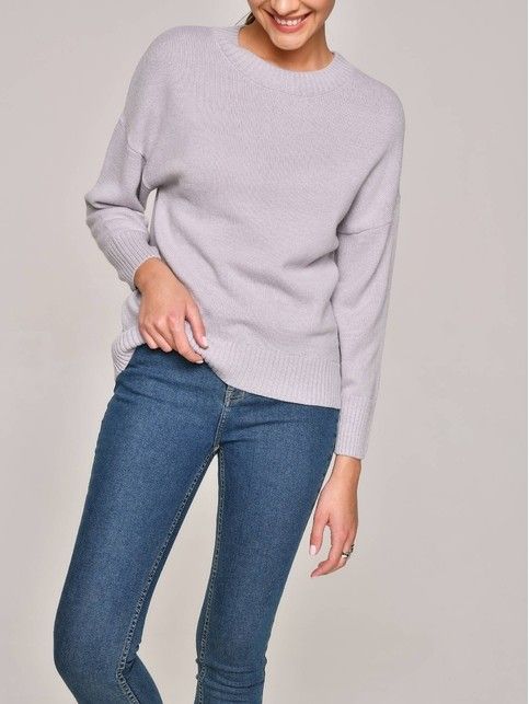 Oversize-jumper made of yarn with Merino wool LDK 111