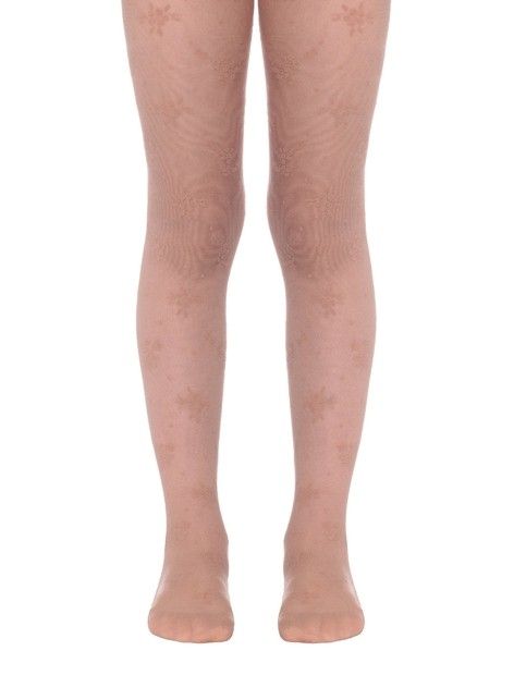 Tights with floral patterns LUCIA
