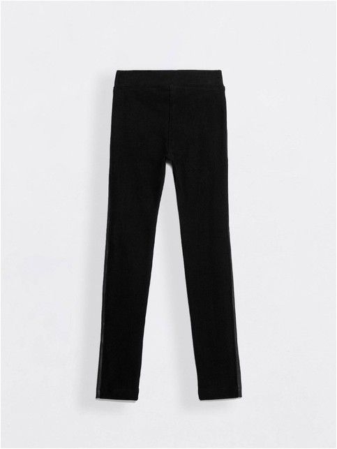 Leggings CLASSY with a raised insert