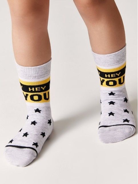Cotton socks TIP-TOP with drawings