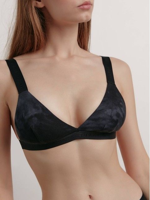 CONTE TIE DYE RIB bustier with triangle cups LBE 1912