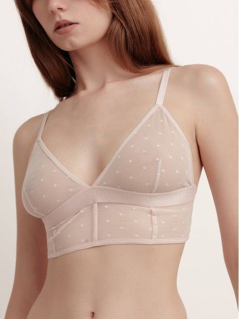 Non-wired bustier MESH&DOTS LBE 1883