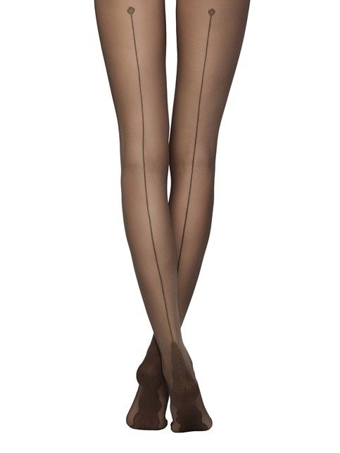 Tights with an imitation seam at the back STELLA Lycra®