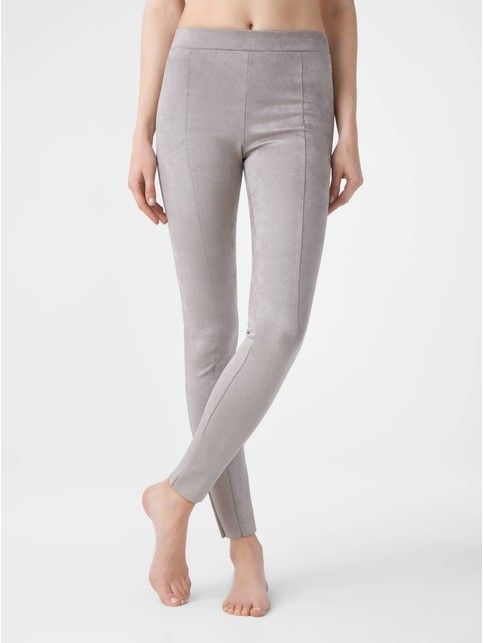 High-rise faux suede leggings DESIRE LUX