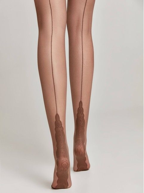 Tights with an imitation seam at the back STELLA Lycra®