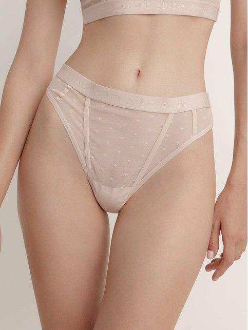 Braziliano high-rise panties MESH&DOTS LBR 1885