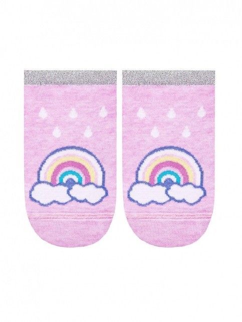 Ultra-short socks with bright patterns ACTIVE Lycra®