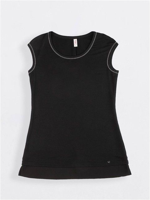 T-shirt with a light chiffon insert LD 715