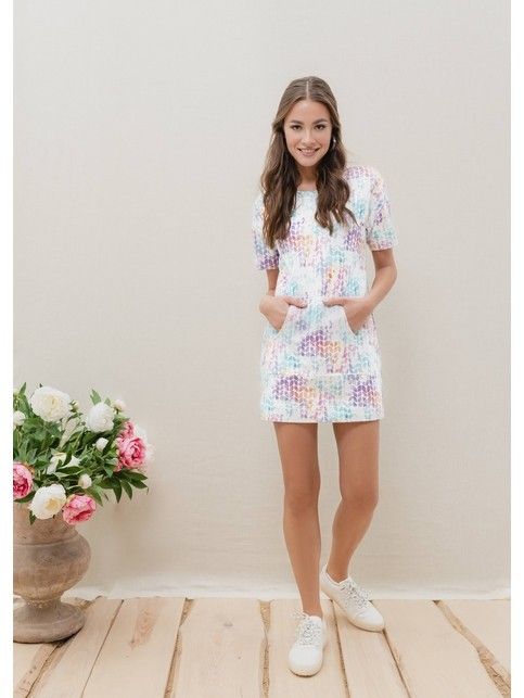 Cotton tunic with print LTH 897