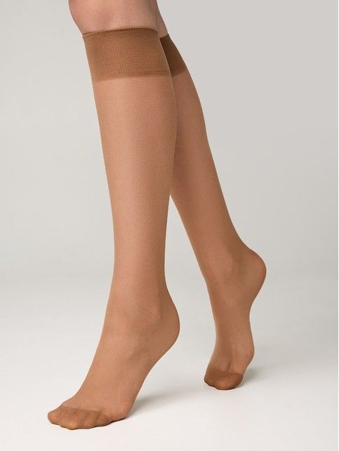 Thin elastic knee socks TENSION SOFT 20 (1 pair per pack)