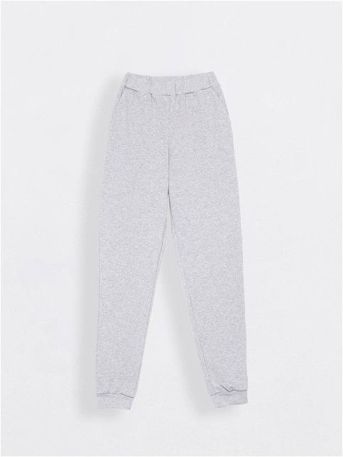 High rise joggers ORA with slight lurex shimmer