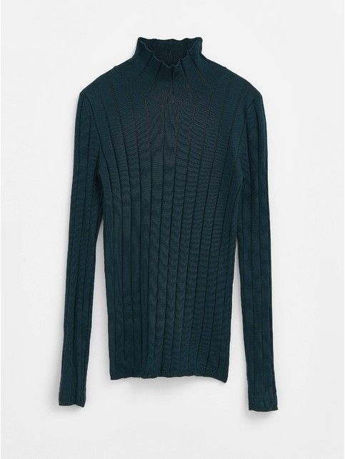 Jumper in wide rib made of viscose yarn LDK 146