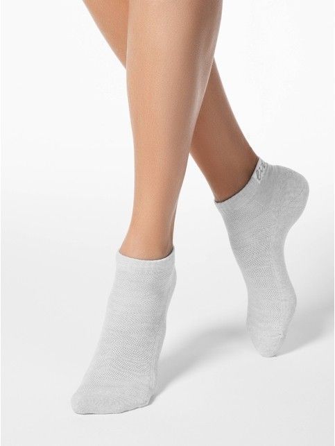 Short cotton socks ACTIVE with a terry foot