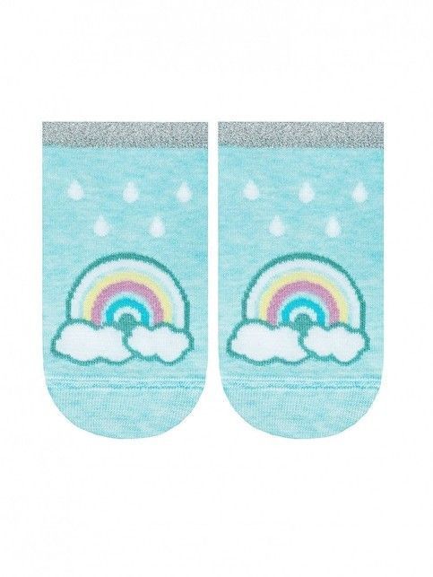 Ultra-short socks with bright patterns ACTIVE Lycra®