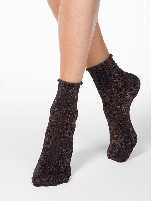 Cotton socks CLASSIC with lurex