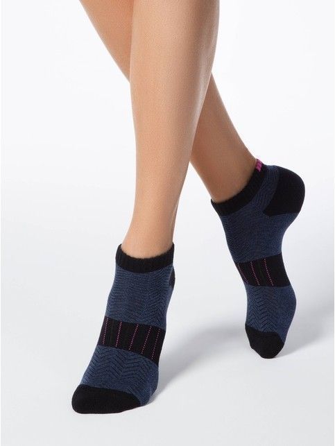 Short cotton socks ACTIVE with a terry foot