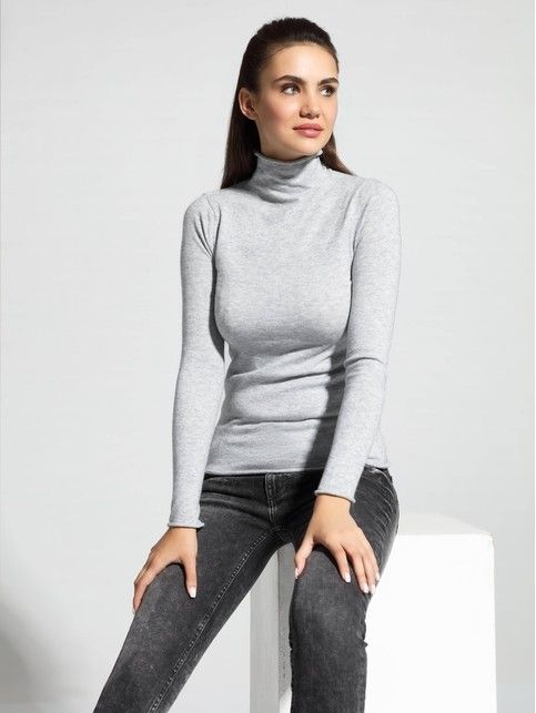 Italian yarn sweater with premium quality viscose LDK 061