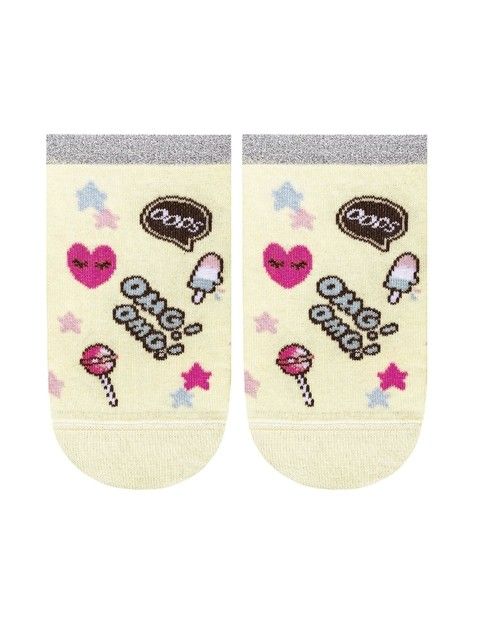 Ultra-short socks with bright patterns ACTIVE Lycra®