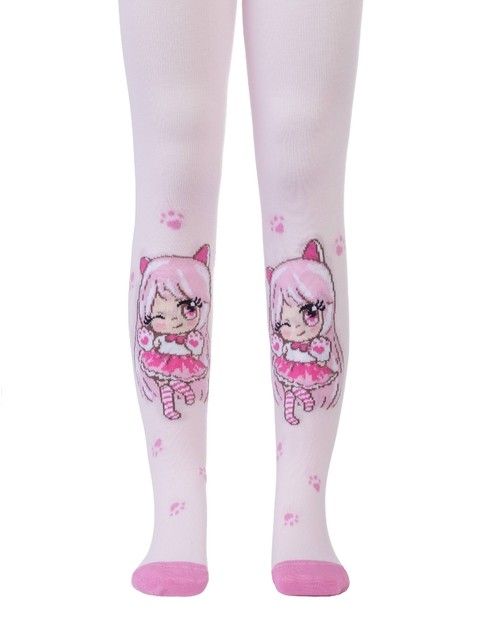 Cotton TIP-TOP tights with the pattern 