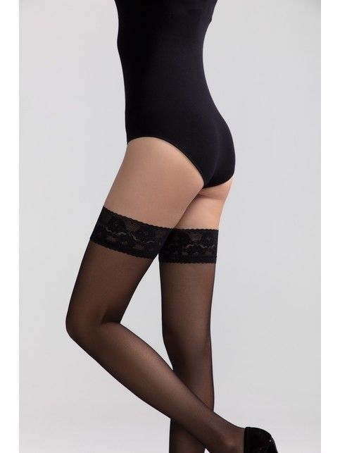 Stockings with openwork elastic band CLASS 20 ( euro-packing)