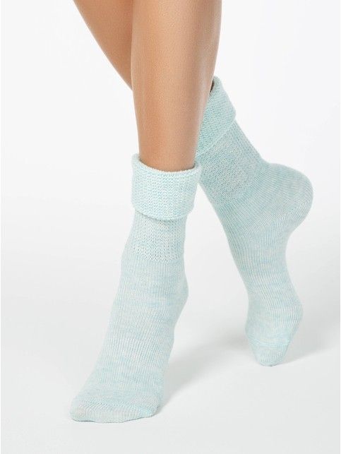 Warm socks with a lapel COMFORT