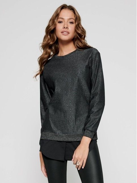 Cotton tunic with imitation shirt LTH 1046