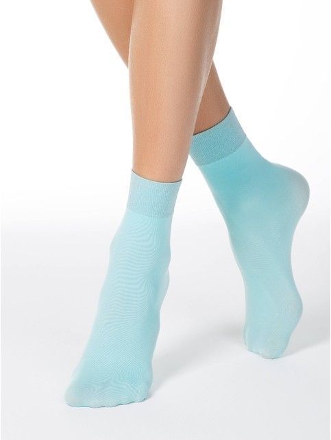 Socks with a wide elastic band FANTASY with lurex