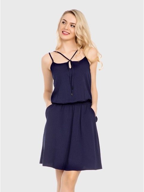 Light gown with ties LPL 743