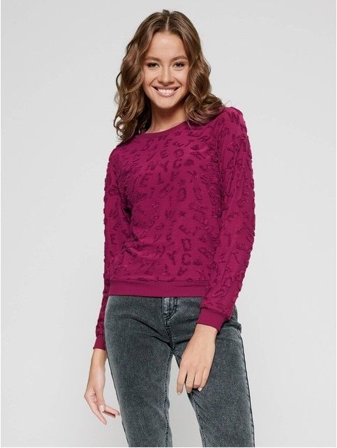 Ultra-soft sweatshirt made of textured knitwear LD 1050