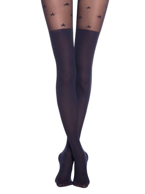 Tights with imitation golfins and 