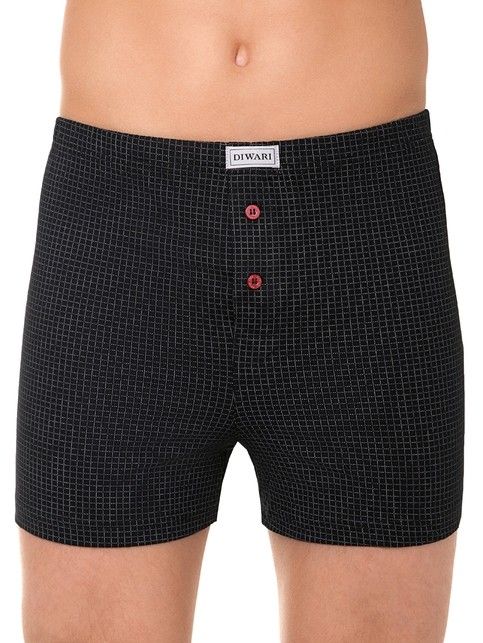 Cotton men's underpants BASIC BOXER 001 (packed on mini-hanger)