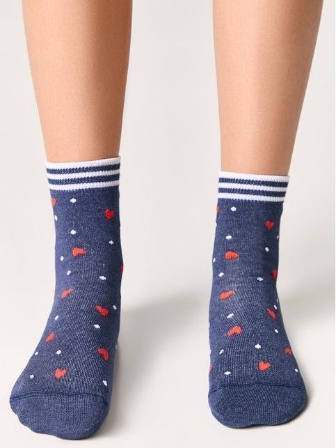 Cotton socks TIP-TOP with drawings
