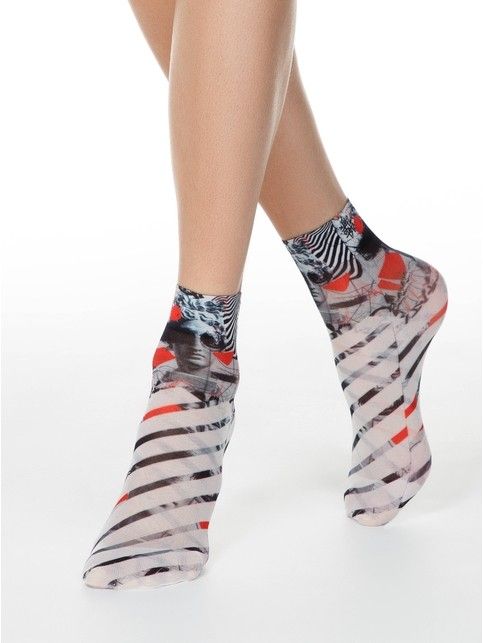 Socks with print FANTASY 40