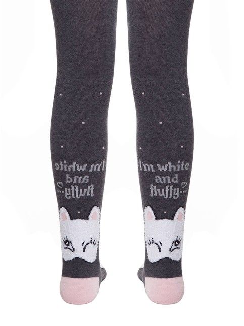 TIP-TOP tights with fluffy patterns 