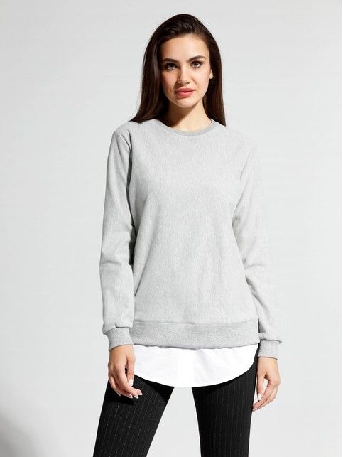 Cotton tunic with imitation shirt LTH 1046