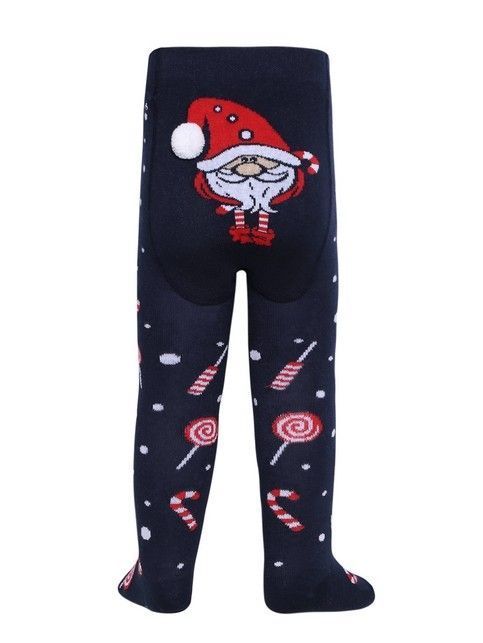 New Year's tights with pompom «Sweet»