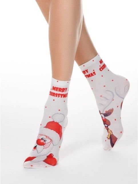 Socks with Christmas drawings FANTASY 70